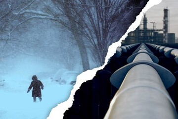 زمستان سخت در آمریکا؛ بهای گاز طبیعی آمریکا ۱۰۰ درصد بالا رفت