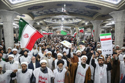 اجتماع حوزویان قم در محکومیت اهانت به قرآن و ولایت