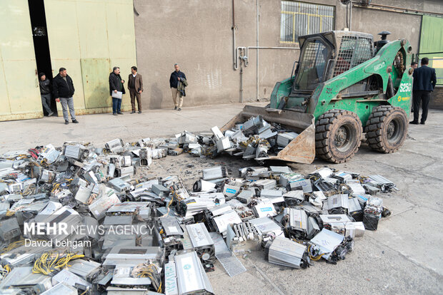 امحای ماینرهای غیرمجاز در مشهد