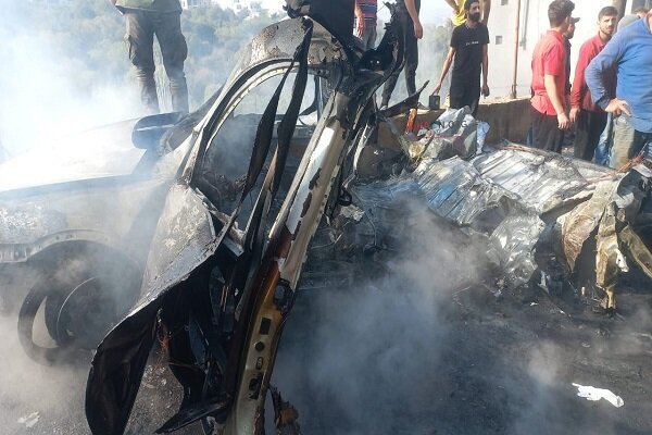 جنوبی لبنان میں اسرائیلی ڈرون حملہ، شہر صور میں گاڑی کو نشانہ بنایا گیا