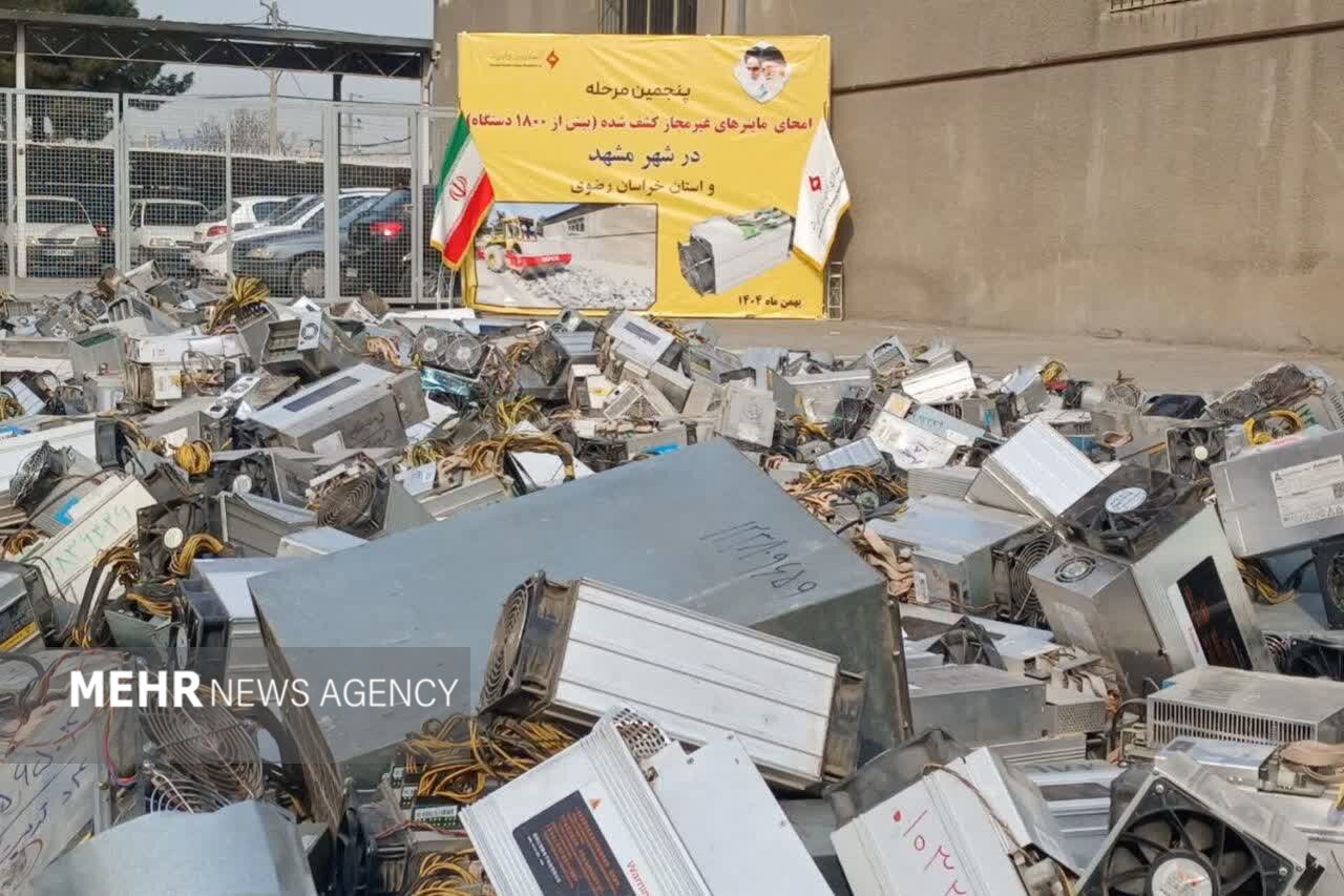 برق،مشهد،توزيع،كشف،ماينر،غيرمجاز،دستگاه،شركت،رضوي،مجاز،خراسا ...