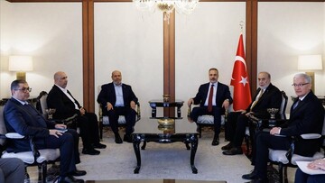 Fidan, Hamas heyetiyle görüştü