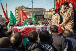 آغاز تشییع پیکر مطهر جانباز شهید مدافع امنیت «مهدی ظریف» در مشهد