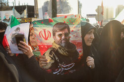 پیکر مطهر شهید مدافع امنیت «مهدی ظریف» در مشهد تشییع شد