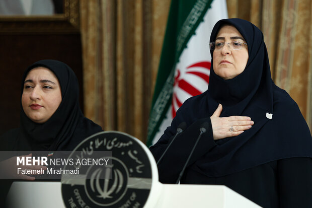 Presser pf Iranian Government’s Spokeswoman
