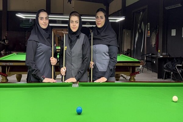 پیگیری تمرینات دختران اسنوکر برای قهرمانی آسیا