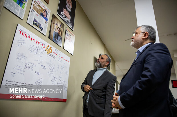 حضور استاندار تهران در گروه رسانه‌ای مهر