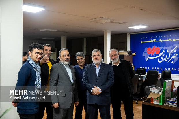 حضور استاندار تهران در گروه رسانه‌ای مهر