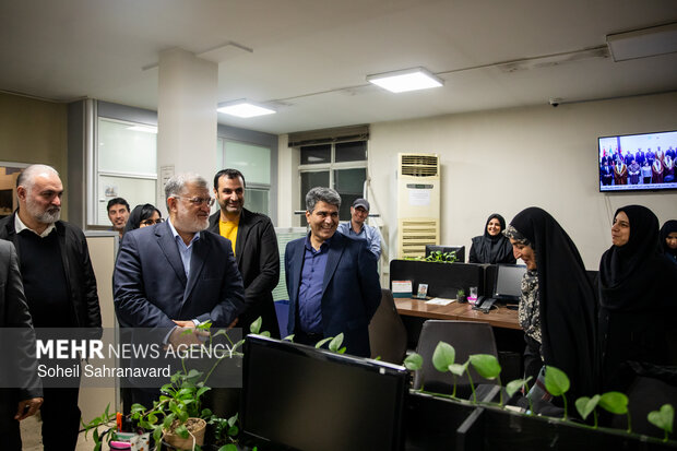 حضور استاندار تهران در گروه رسانه‌ای مهر