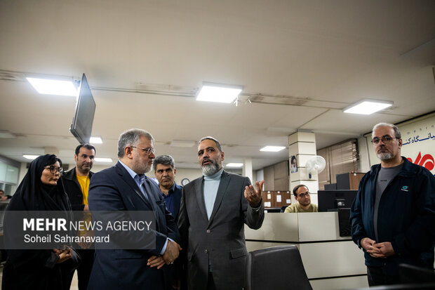 حضور استاندار تهران در گروه رسانه‌ای مهر