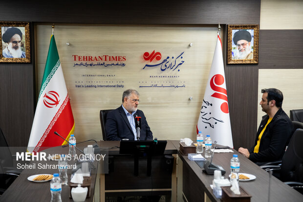 حضور استاندار تهران در گروه رسانه‌ای مهر