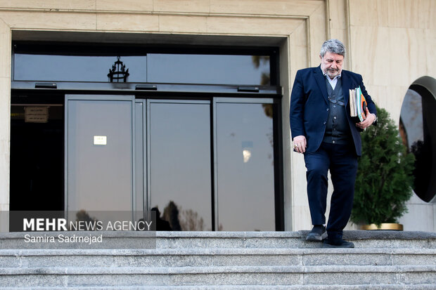 الیاس حضرتی در حاشیه جلسه هیئت دولت