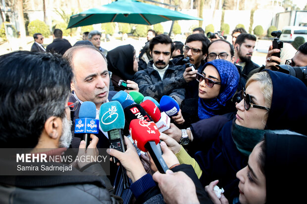 غلامرضا نوری قزلجه وزیر جهادکشاورزی در حاشیه جلسه هیئت دولت