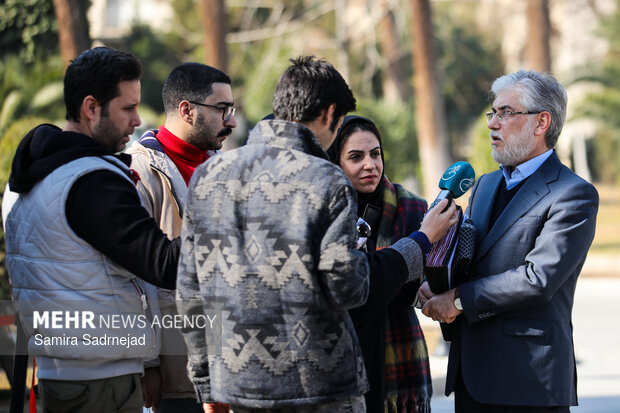 حسین سیمایی صراف در حاشیه جلسه هیئت دولت