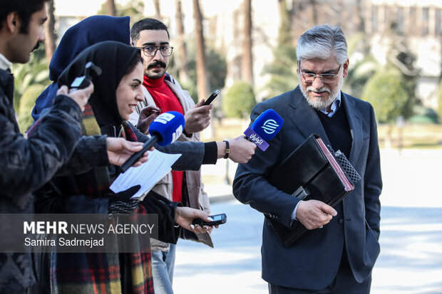 حسین سیمایی صراف در حاشیه جلسه هیئت دولت