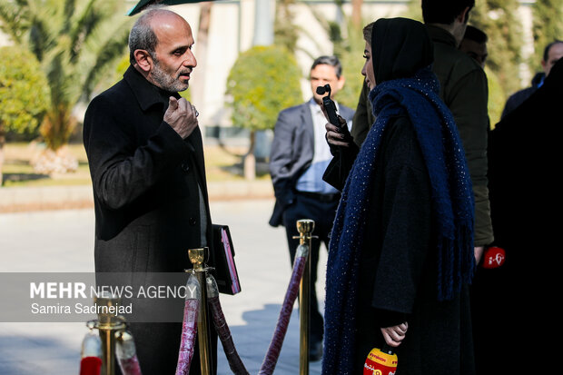 پیمان جبلی در حاشیه جلسه هیئت دولت