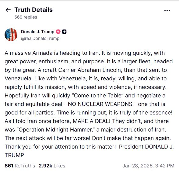 تکرار ادعای واهی ترامپ علیه ایران