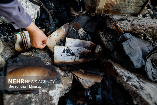 نقاط آسیب‌دیده اهواز در اغتشاشات دی‌ماه