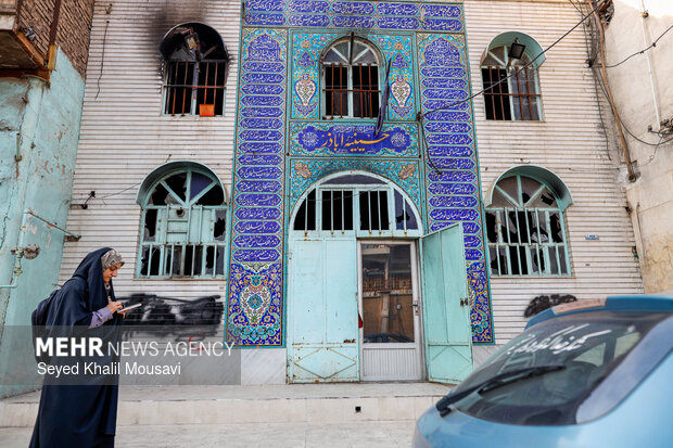 نقاط آسیب‌دیده اهواز در اغتشاشات دی‌ماه