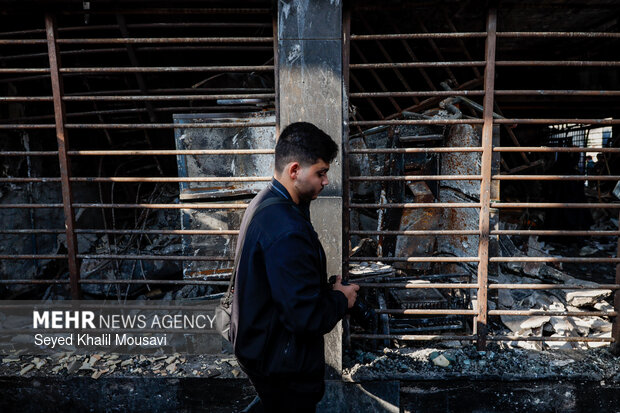 نقاط آسیب‌دیده اهواز در اغتشاشات دی‌ماه