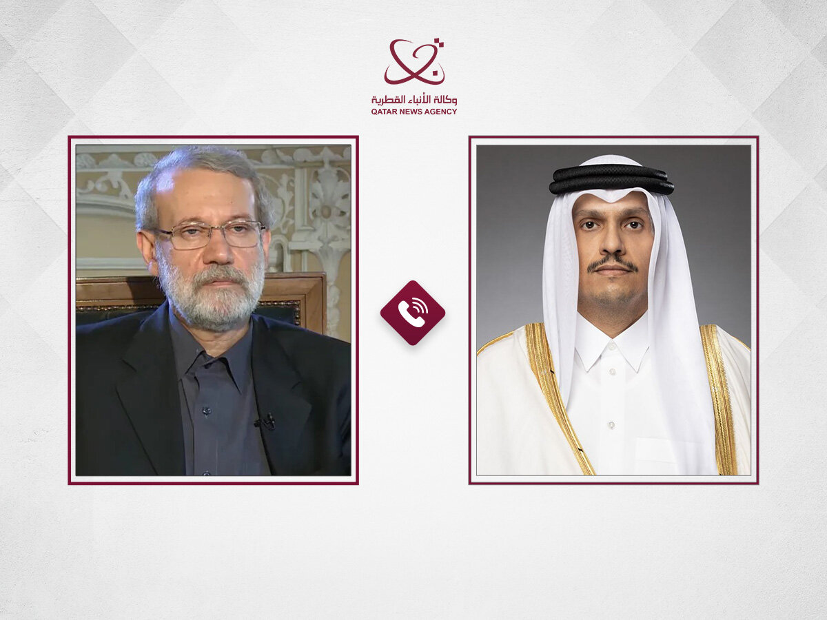 Ali Larijani - Mohammed bin Abdulrahman Al Thani