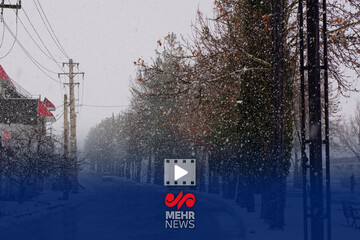 تصاویری از بارش سنگین برف در سی‌سخت