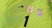نصب لوگوی قهرمان آسیا روی لباس تیم ملی ایران
