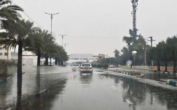 بارش رحمت الهی در شهرستان هیرمند