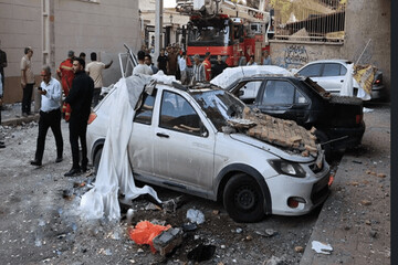 ١٤ مصابًا وحالة وفاة واحدة في حادث انفجار مبنى سكني في بندر عباس