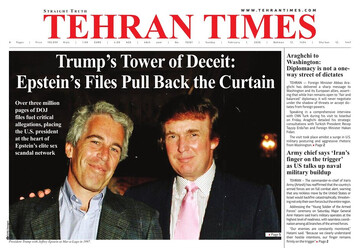 Front pages of Iran's English dailies on February 1