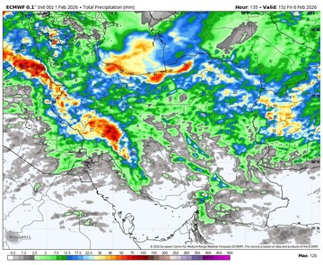 هشدار ورود موج جدید بارش برف و باران شدید از بامداد سه‌شنبه به کشور