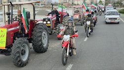 رژه موتوری و خودرویی به مناسبت دهه مبارک فجر در لنگرود