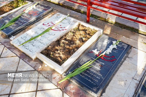 گلباران قبور شهدا در شیراز