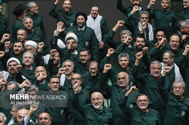 Iranian Parliament’s open session on Bahman 12
