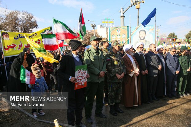 مراسم گرامیداشت یوم الله ۱۲ بهمن در بجنورد