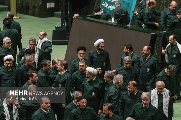 Iranian Parliament’s open session on Bahman 12
