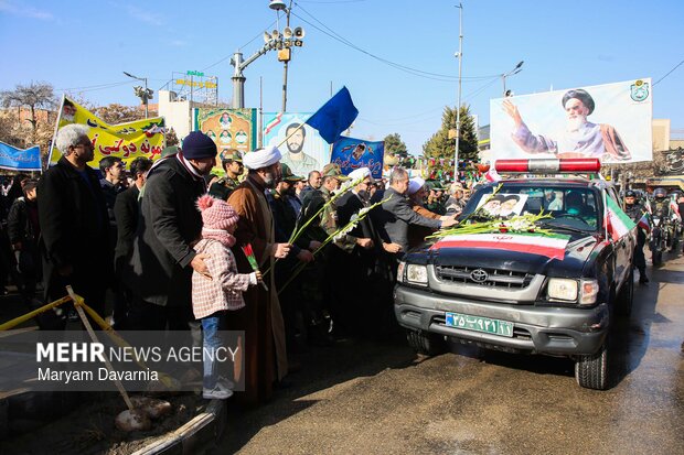 مراسم گرامیداشت یوم الله ۱۲ بهمن در بجنورد