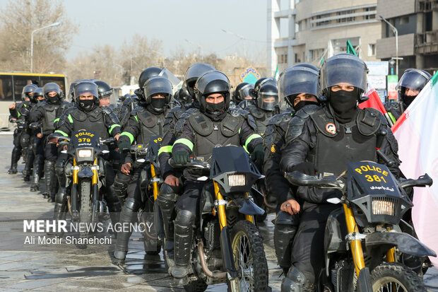 رژه اقتدار موتوری نیروهای مسلح خراسان رضوی