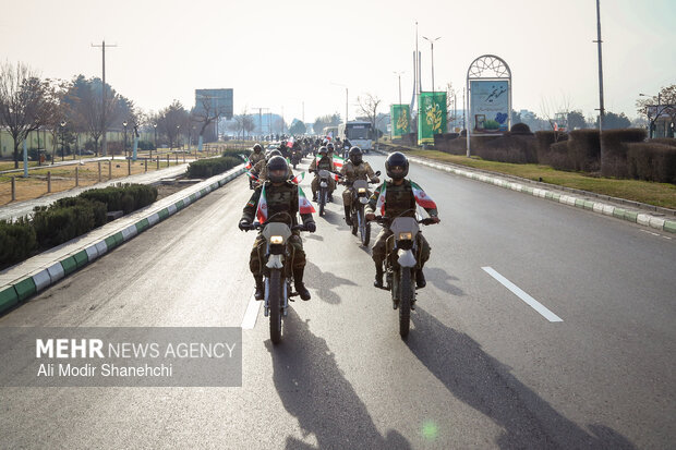 رژه اقتدار موتوری نیروهای مسلح خراسان رضوی