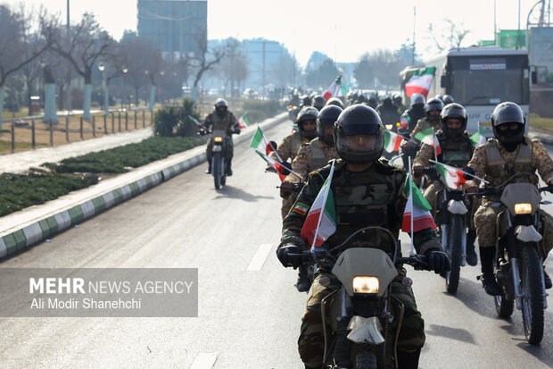 رژه اقتدار موتوری نیروهای مسلح خراسان رضوی