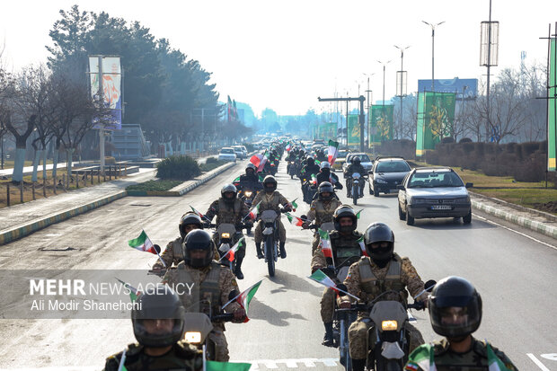 رژه اقتدار موتوری نیروهای مسلح خراسان رضوی