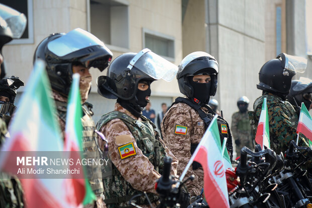 رژه اقتدار موتوری نیروهای مسلح خراسان رضوی