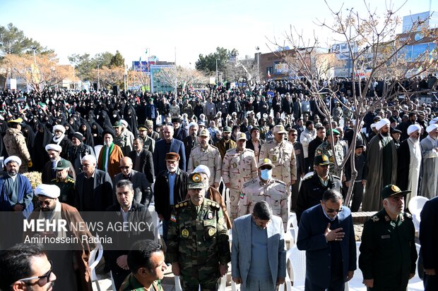 آیین گرامیداشت یوم الله ۱۲ بهمن در بیرجند