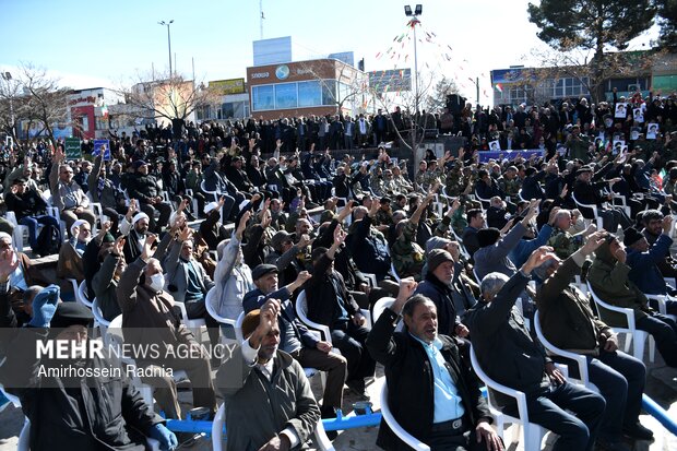 آیین گرامیداشت یوم الله ۱۲ بهمن در بیرجند