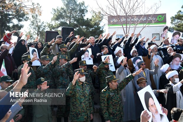 آیین گرامیداشت یوم الله ۱۲ بهمن در بیرجند