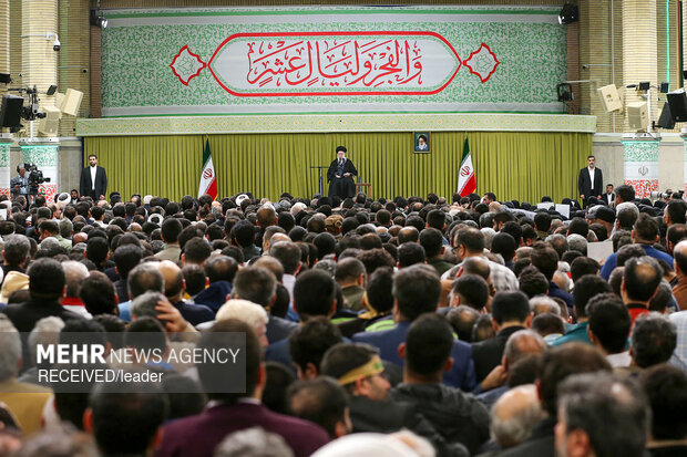 دیدار اقشار مختلف مردم با رهبر معظم انقلاب اسلامی