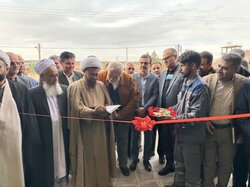 نخستین سالن ورزشی درون‌مدرسه‌ای شهر سنگان افتتاح شد