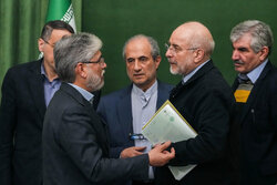 دیدار وزیر علوم و جمعی از رؤسای دانشگاه‌های سراسر کشور با رئیس مجلس