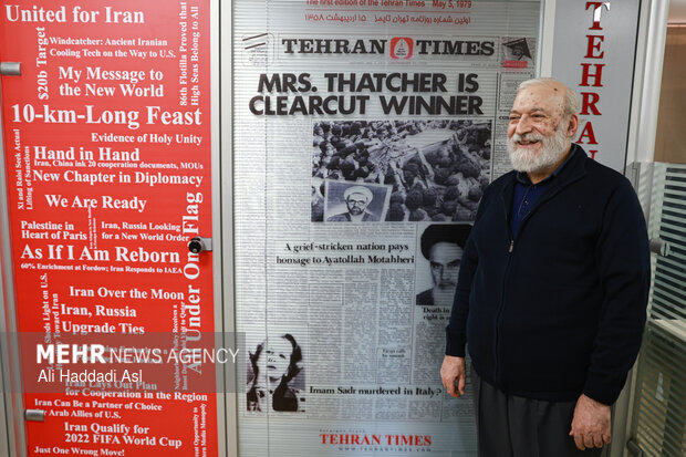 Mohammad-Javad Larijani tours MNA HQ in Tehran
