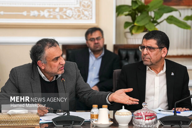 دیدار وزیر علوم و جمعی از رؤسای دانشگاه‌های سراسر کشور با رئیس مجلس